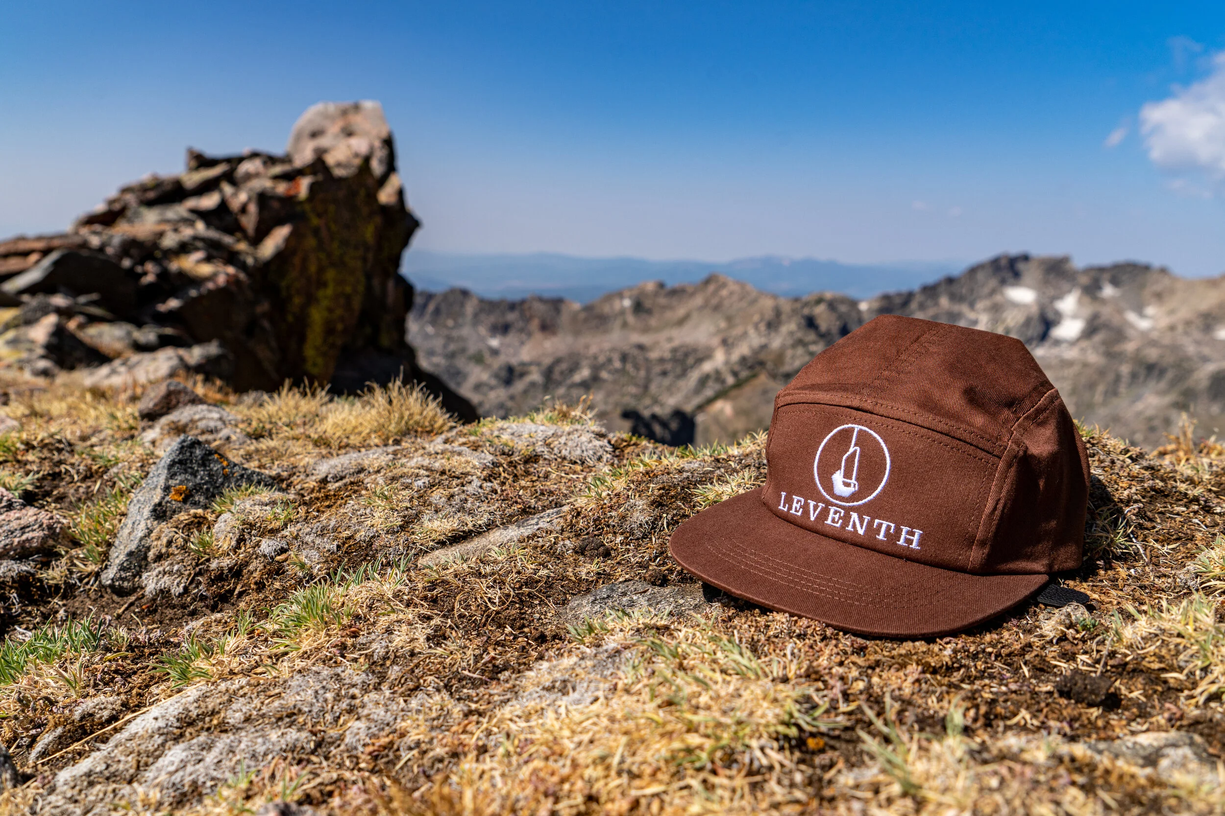 Navy Blue 5-Panel Hat — Leventh Apparel